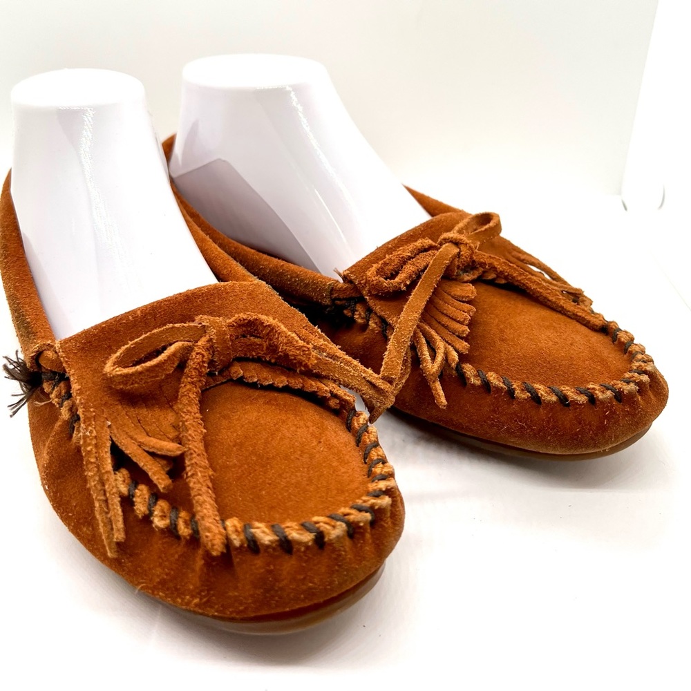 Minnetonka Suede Moccasin Loafers size 8